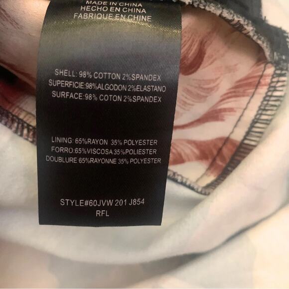 Bebe Peplum Top Blouse Small Dark Floral Cutout Black Pink Wine Short Sleeves - Picture 9 of 11